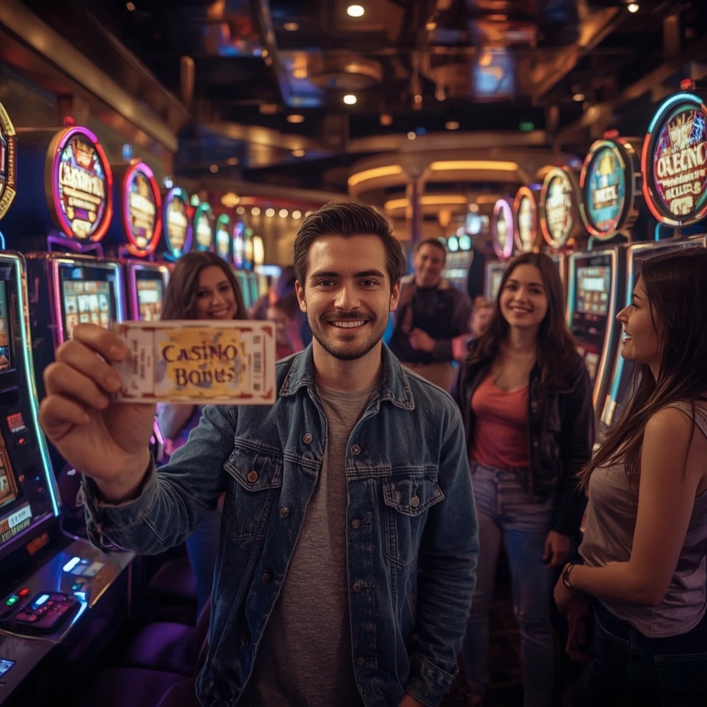 persona con un bono de casino CHILLBET CASINO